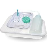 Contact Lens Cleaner Tray, Cleaning Soaking Contact Lens Case Rinse Dry Double Layer Cleaning Tra...