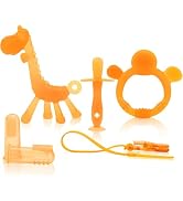Food WAJIAYON Amber Oil Baby Teething Toys for Babies 0-6 Months Set of 6,Baby Toys 6 to 12 Month...