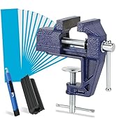 Golf Club Grip Vise Clamp Kit-Golf Grip Kit for Regripping,Golf Club Regripping Station,Portable ...