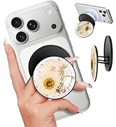 LISEVO Magnetic Phone Grip for MagSafe – Magnetic Cell Phone Stand Magnet Removable Kickstand Fin...