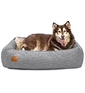 ATIFBOP Orthopedic Dog Bed for Large Dogs, Memory Foam Dog Sofa with Waterproof & Washable Cover,...
