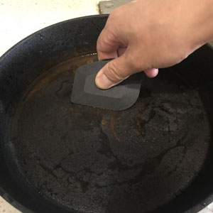 black scraper