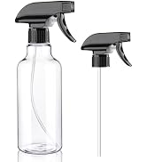 Hethyo Spray Bottles Plastic Spray Bottle for Hair Mist/Stream Heavy Duty Empty Spray Bottles for...