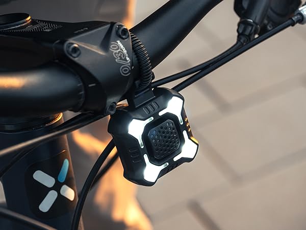 Ziren-V2 Bike Horn & Light – 120dB horn, LED headlight, waterproof, USB rechargeable