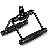 Yes4All Double D Row Handle Cable Attachment for Weight Workout, Cable Machine Accessories for Ho...