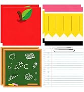 50Pcs Back to School Napkins Disposable Party Napkins Apples Pencil Alphabet Notebook Luncheon Na...