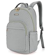 Women Backpack for Work Laptop Backpack LIGHT FLIGHT Women Travel Backpack Laptop Bag 15.6'' Grey