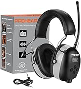PROHEAR AM FM Digital Ear Protection 25dB NRR Audio Headphones, Noise Reduction Hearing Protectio...