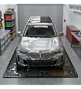 Golener Garage Floor Mat 7'9" x 18' Heavy Duty Waterproof Parking Mat, Non-Slip Garage Mats for F...