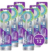 BrightWorks 12 Piece Folding Travel Toothbrush, Portable Toothbrush with Soft Bristles and Tongue...