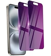 Ifaeveus 2 Pack Privacy Screen Protector for iPhone 16 Plus Tempered Glass for 16Plus 6.7inch Pri...