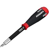 ALLWAY SD41 5-in-1 Lightweight Composite Shockproof Screwdriver with 4 Bits