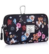 KAMO Multipurpose Canvas Horizontal Smartphone Pouch Cell Phone Holster with Belt Loop Pouch Bag ...