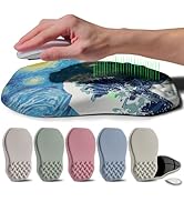 Gleamtide Ergonomic Raised Mouse Pad Wrist Support with Bilateral Slope Memory Foam Mousepad for ...