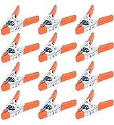 HORUSDY 12-Piece 6" inch Spring Clamp, Heavy Duty Spring Metal Spring Clamps, 2.5"-inch Jaw opening