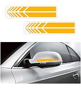 VAGURFO 4Pcs Car Rear View Mirror Stickers Decor, DIY Car Auto Body Sticker Side Decal Stripe Dec...
