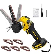 BDJHMP 13000RPM Brushless Cordless Belt Sander, 3/8"×13" Detail Sander with 25PCS 40-180 Grit Bel...