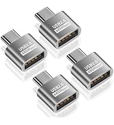 Duttek USB2.0 to USB C Adapter, USB Type C Male to USB 2.0 Type A Female Extension Connector Supp...