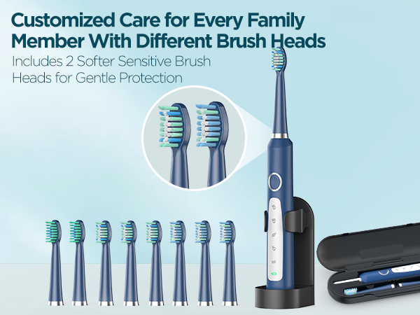Electric toothbrush for adults