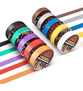 RED WOLF 10 Pack Colored Electrical Tape 3/4 Inch x 66 Ft Industrial Grade UL/CSA Listed 7 Mil Th...