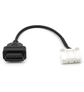 Goliton OBD2 OBDII Diagnostic Cable Adaptor 20 Pin to 16 Pin Compatible with New Tesla Model X/S ...