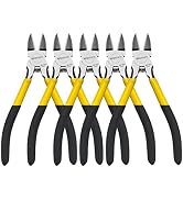 Wire Cutters 5 Pack,6.5 inch Flush Cutters,BOOSDEN Spring Loaded Cutting Pliers,Precision Side Cu...