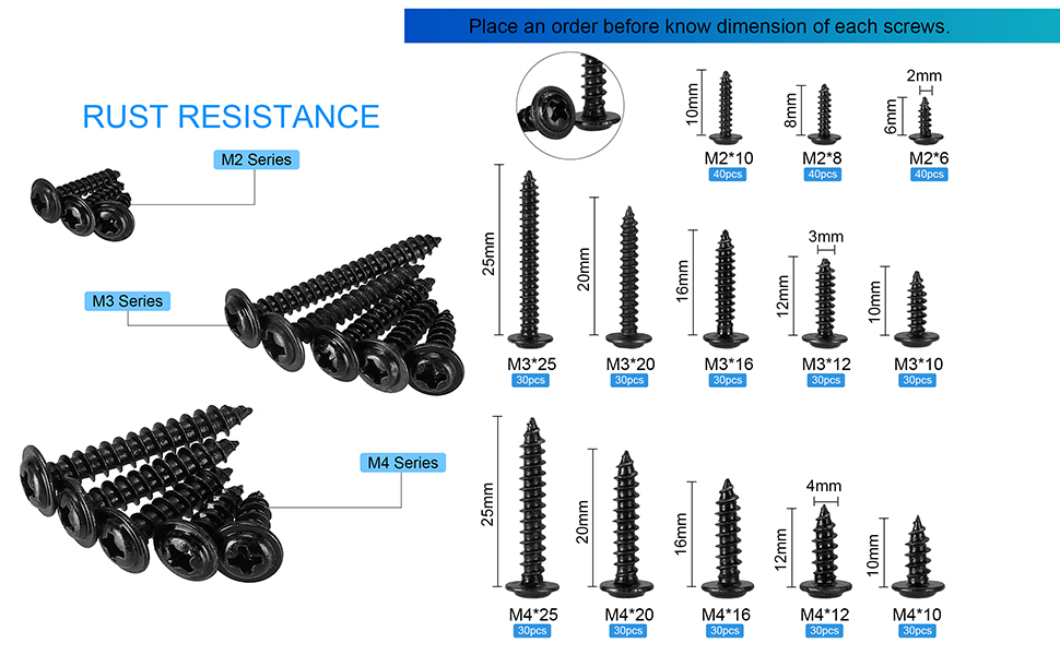 420pcs truss head self tapping screw