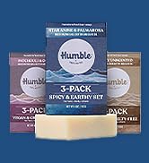 Humble Natural Bar Soap, Spicy & Earthy - Cold Processed Face & Body Soap Bar with Essential Oils...