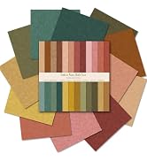 MXCOIRTP Scrapbook Paper 12x12 IN, 24 Sheets/24 Designs Double-Sided Textured Decorative Craft Pa...