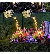 VOOKRY Solar Watering Can Lights, 2 Pack Retro Large Hanging Solar Lights Outdoor Decorative Wate...