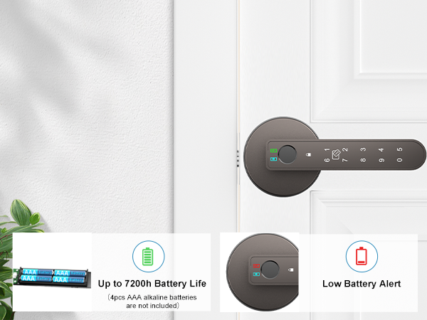 grey smart indoor lock