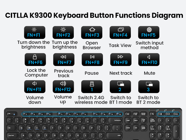 wireless bluetooth keyboard