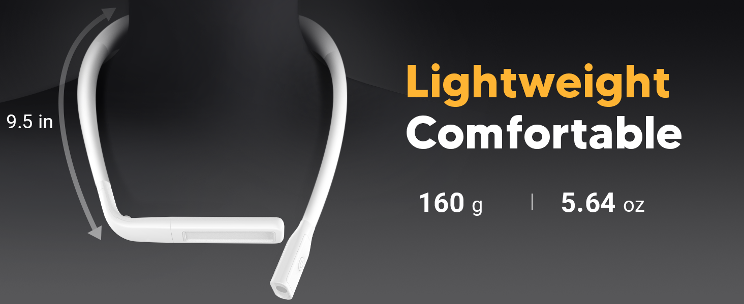 Lightweight and Comfortable to Wear