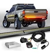 OPT7 Dynamic Taillight for Tacoma 2007-2025 – Redline 48" Aluminum 2-Section Triple Row LED Truck...