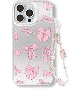 Zilkaifly Aesthetic Bow Phone Case for Women Girls Cute Pink Ribbon Bow Phone Case for iPhone 16 ...