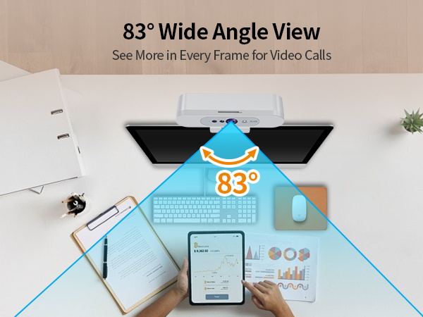 wide angle view webcam