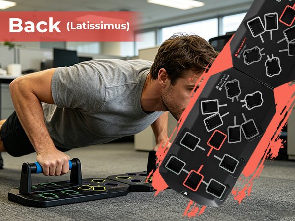 Push Up Board 7-In-1 Workout Equipment With Square Slots