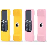 2Pack Silicone Case Compatible with Apple TV 4K/HD Siri Remote (1st Gen) - TOKERSE Anti-Slip Shoc...