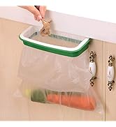 Lunies Over the Cabinet Plastic Trash Bag Holder for Kitchen, Under Sink Trash Can, Grocery Bag H...