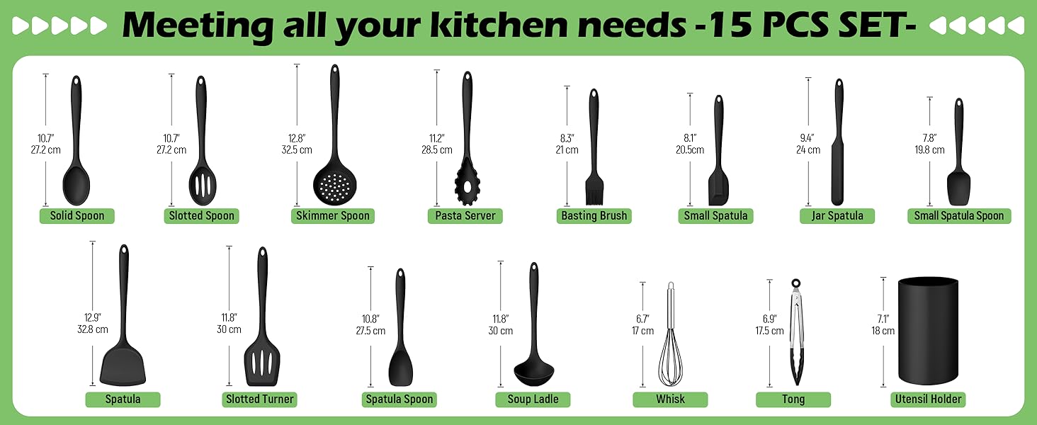 silicone utensils