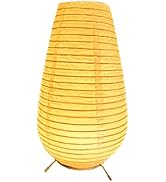 Fosinz 10 Inch Battery Operated Lamp, Cute Paper Lamp, Cozy Accent Table Lamp, Small Tabletop Nig...