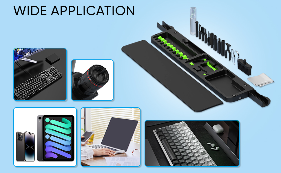 wide application wrist rest