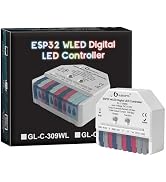 GLEDOPTO ESP32 Mini WLED LED Controller DC 5~24V DIY Dynamic Lighting Work with Addressable Digit...