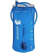sportstrail Hydration Bladder 2 Liter, 1.5 & 3 Liter Water Bladder, Leak Proof Water Reservoir, T...