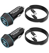 Meagoes 2 Pack 40W USB C Car Charger Fast Charging for iPhone 15 Pro Max/Plus, Samsung Galaxy S24...