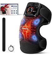 CONLWIN 4-in-1 Cordless Knee Massager with Heat and Red Light Therapy for Knees, 6 Vibration & 4 ...