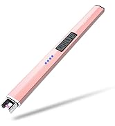 Rechargeable Lighter Electric Candle Lighters Arc Plasma Flameless Windproof USB Lighter Multi-Sa...