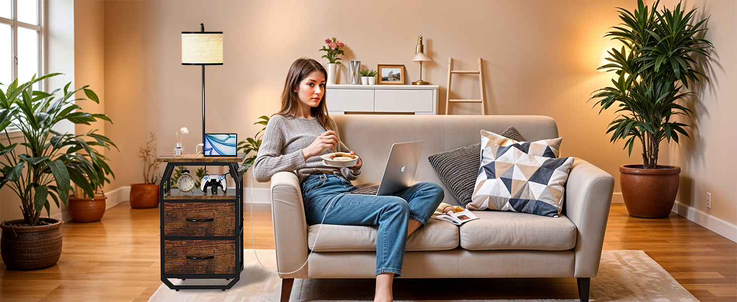 end table with lamp and charger floor lamps with table night stand with lamp floor lamp table combo