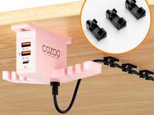 3 Cable Management Wire Clips
