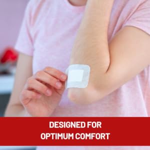 gauze pads 6x6 sterile for wounds, bordered gauze 4x4, self adhesive wound dressing, bandage gauze